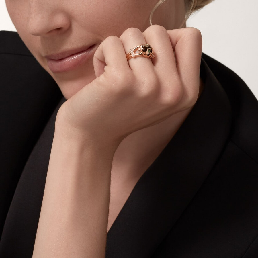 panthère de cartier ring diamonds