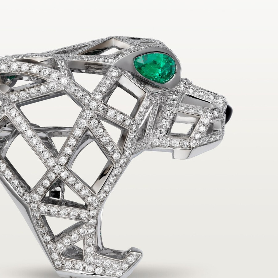panthère de cartier ring paved