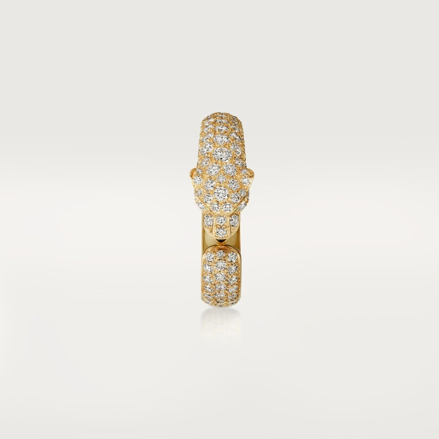panthère de cartier ring small model paved