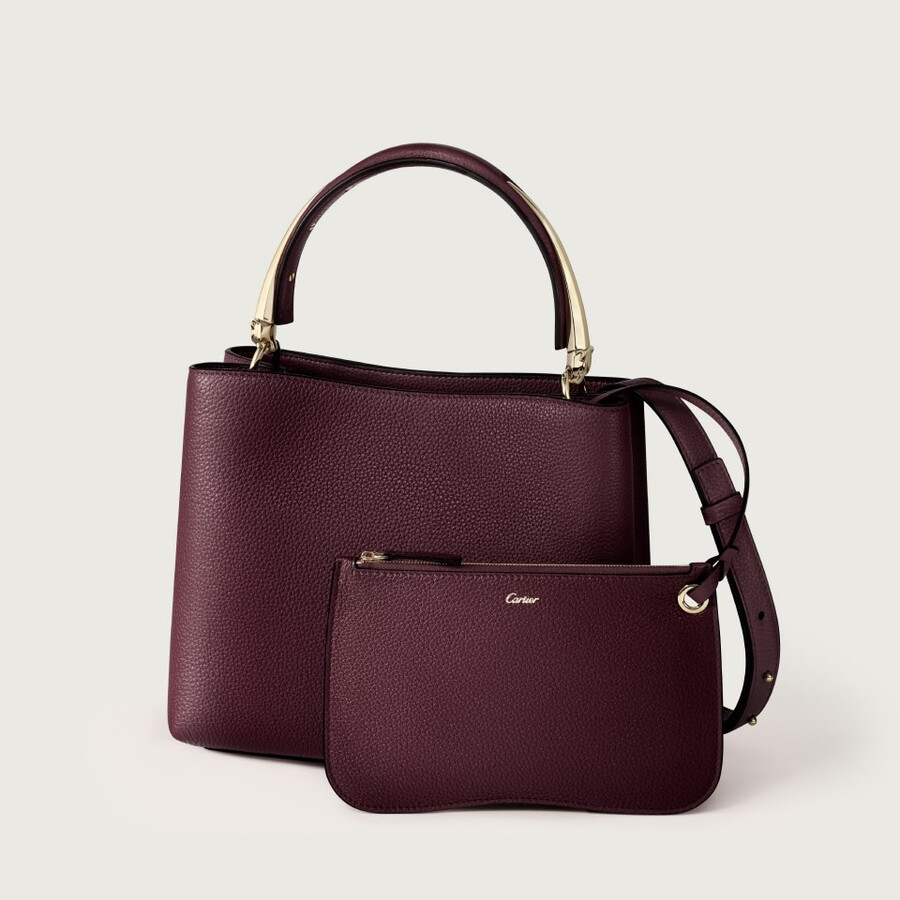 small model handle bag panthère double