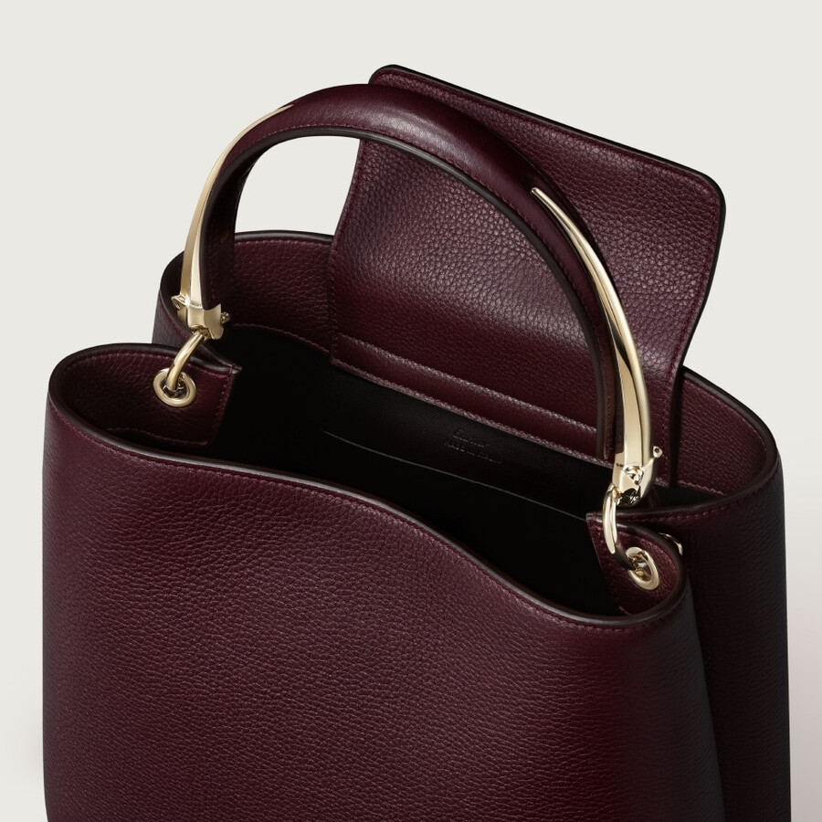 small model handle bag panthère double