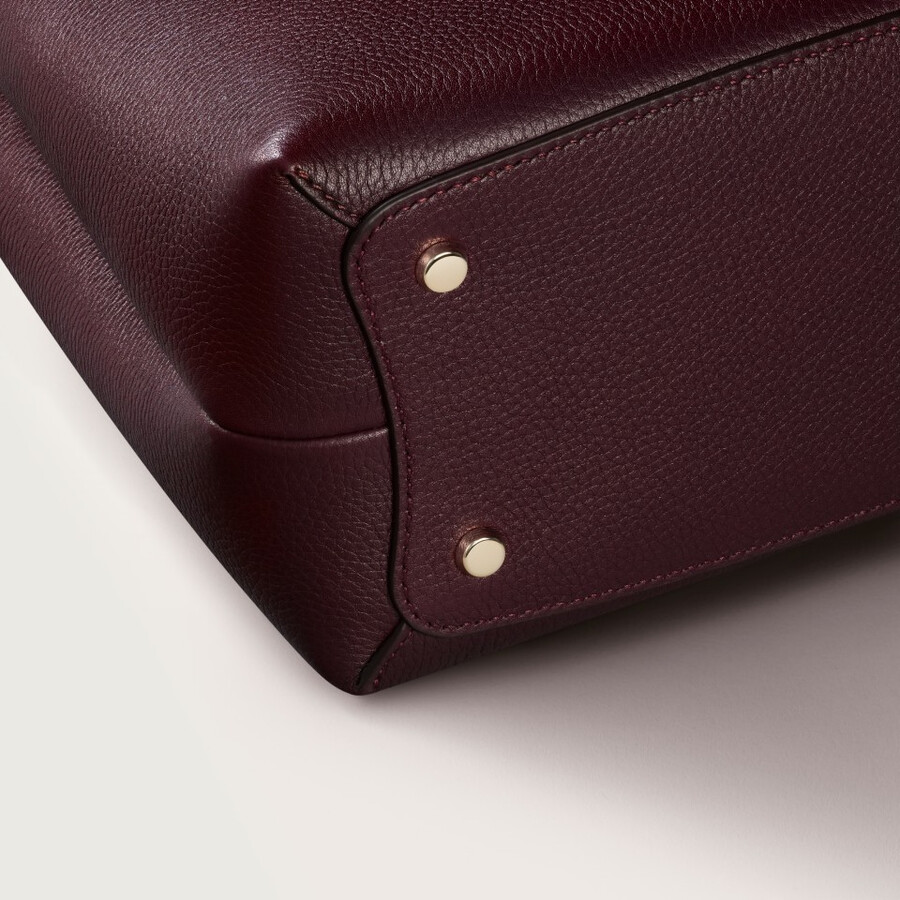 small model handle bag panthère double