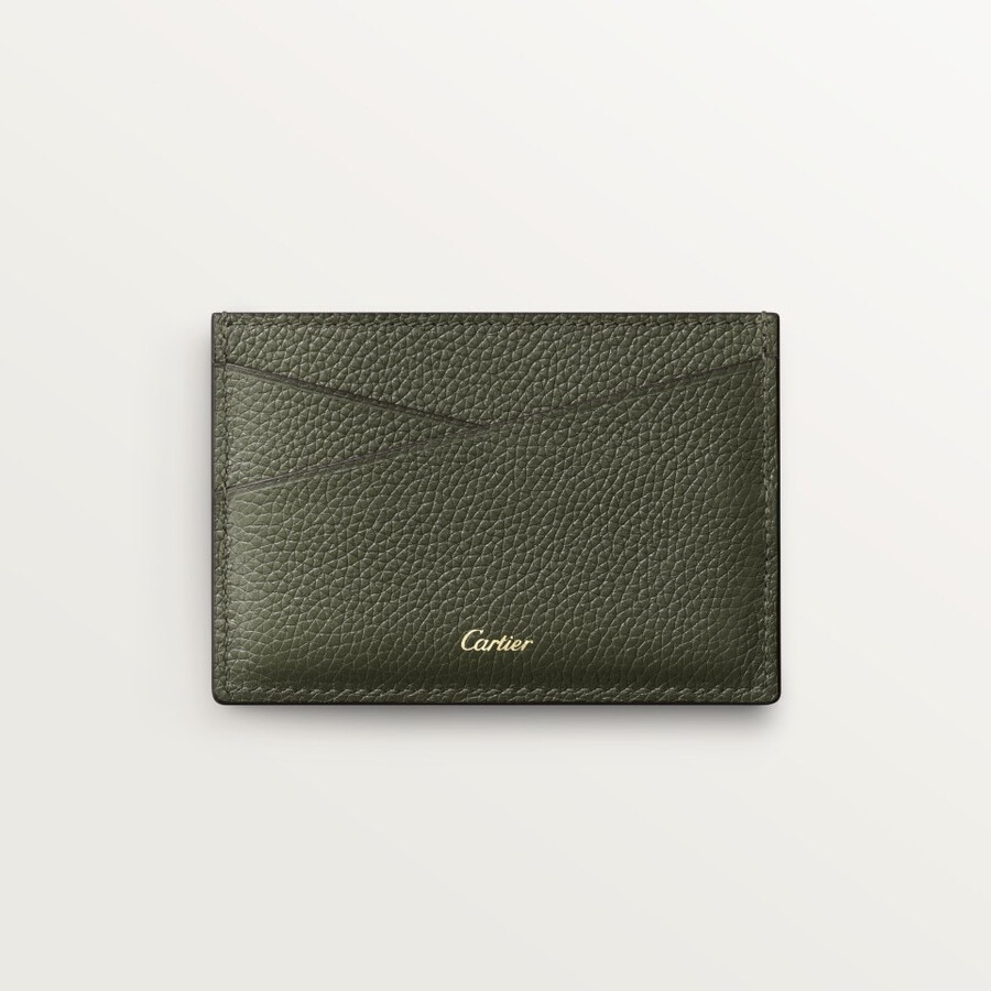 simple card holder panthère graphique de cartier