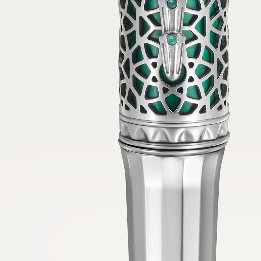 limited edition ballpoint pen with palm tree motif