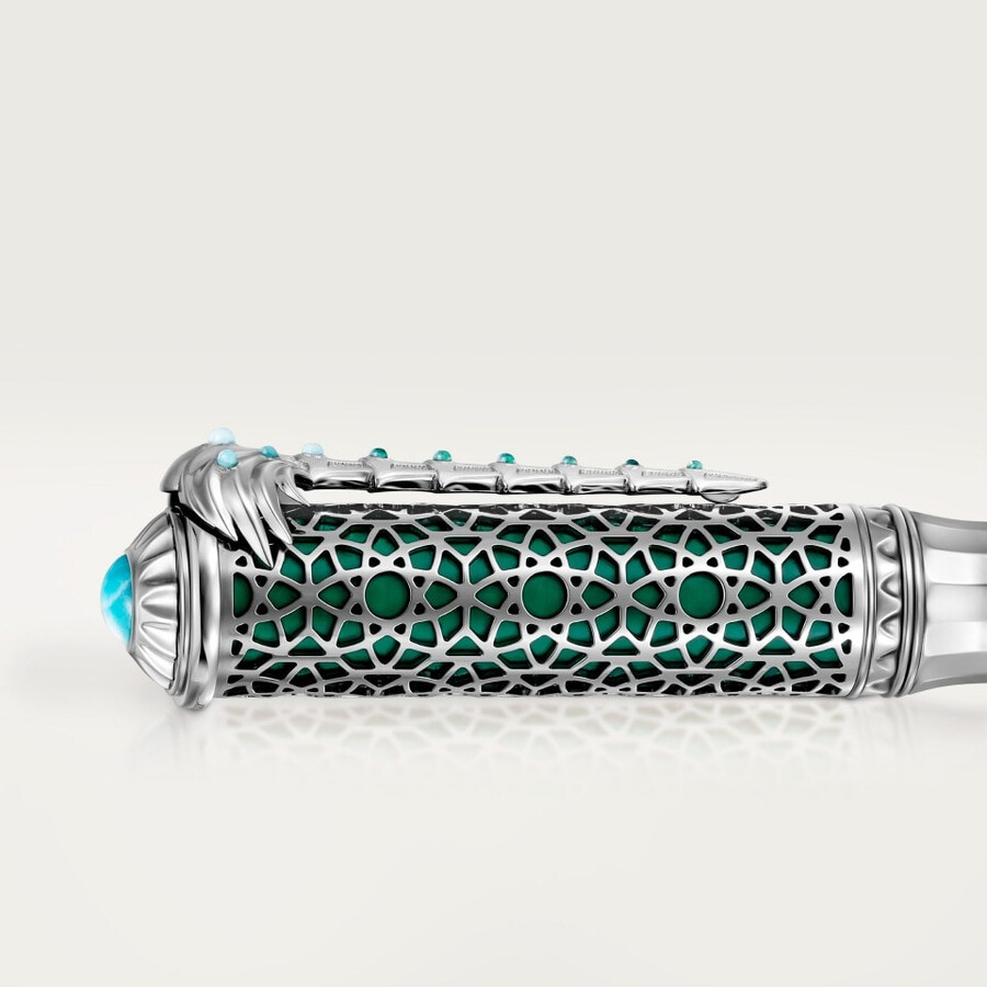 limited edition ballpoint pen with palm tree motif