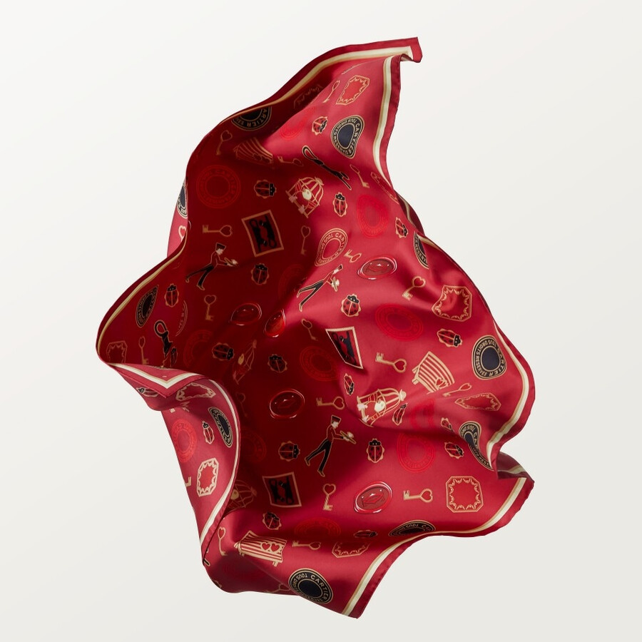 90 scarf diabolo de cartier