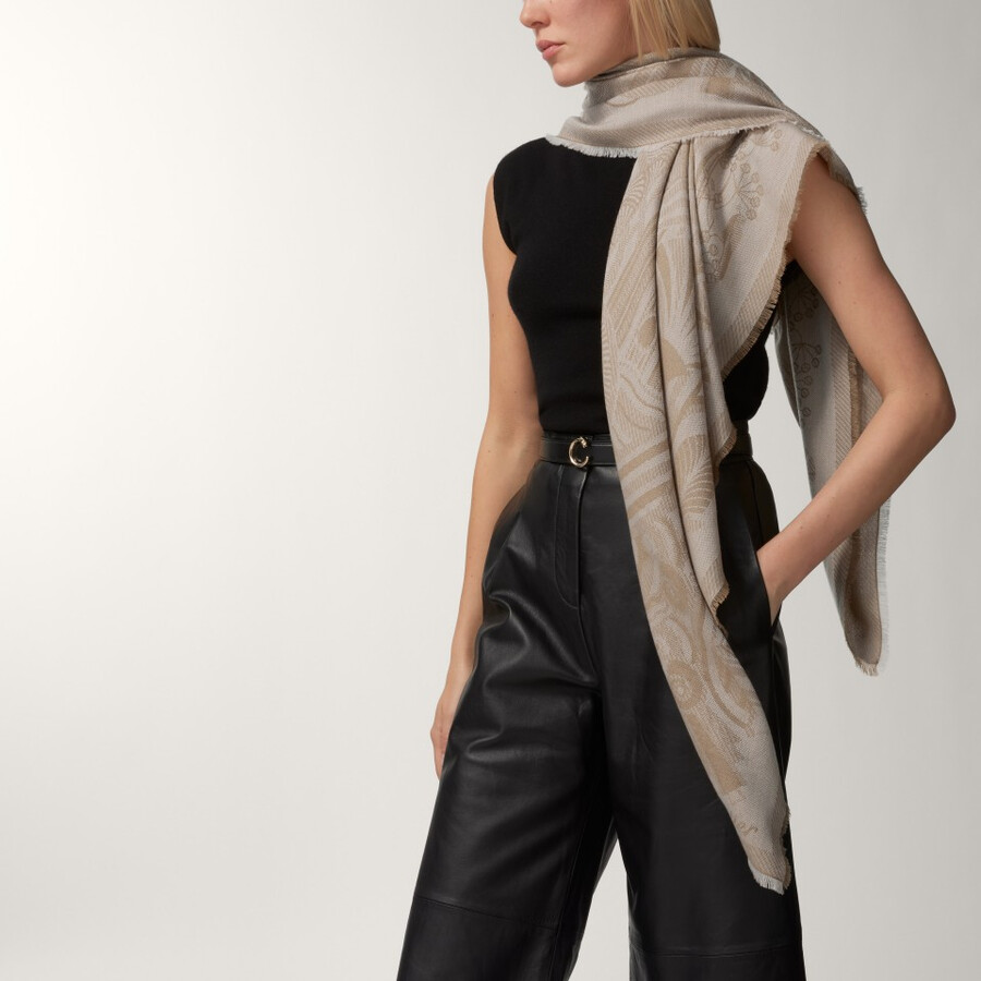 shawl panthère art déco