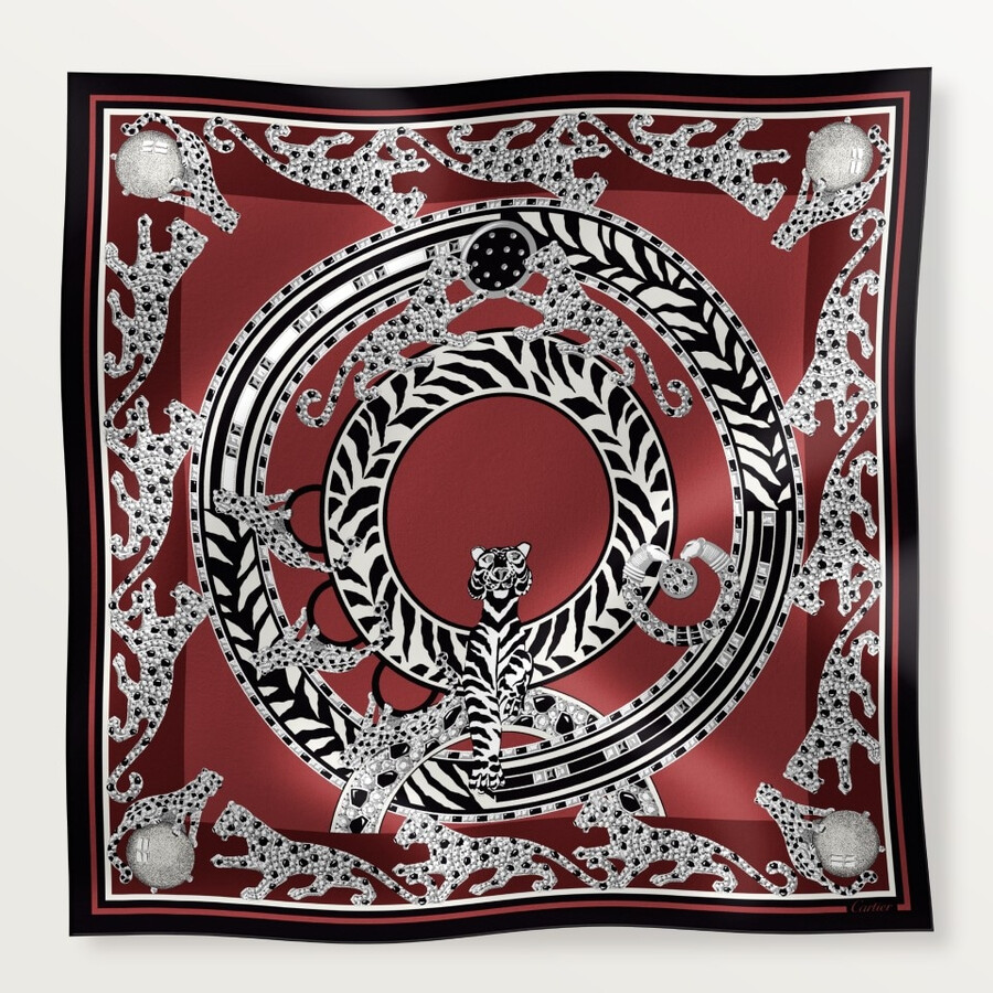 90 scarf panthère reissue