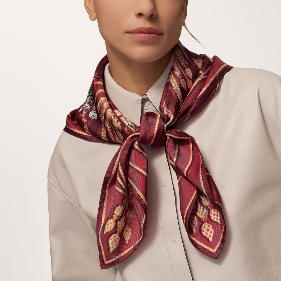 90 scarf jewelry palm trees