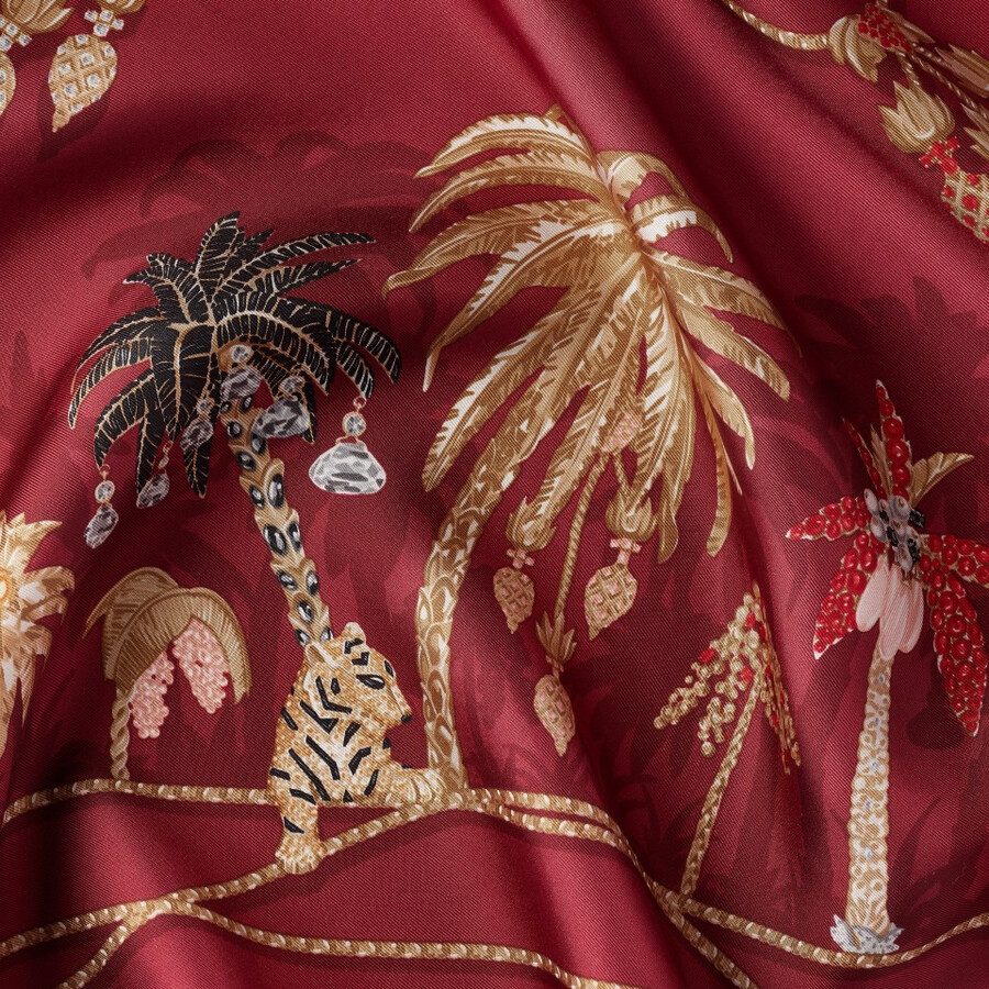 90 scarf jewelry palm trees