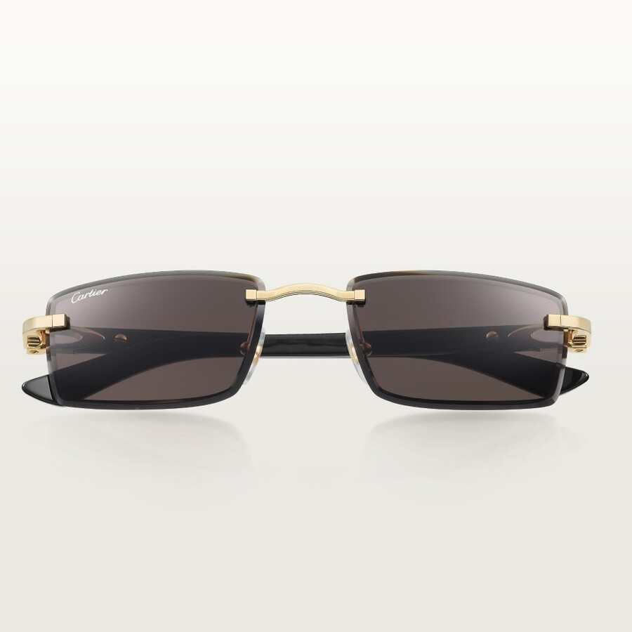 sunglasses with elongated c de cartier motif