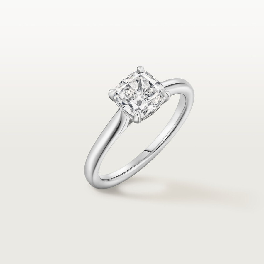 1895 solitaire cushion-cut diamond