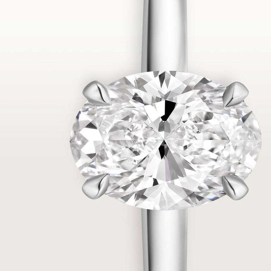 1895 solitaire oval-cut diamond