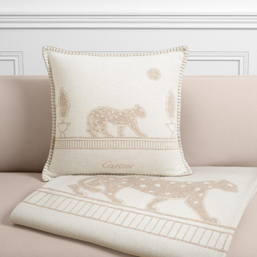 panthère de cartier blanket