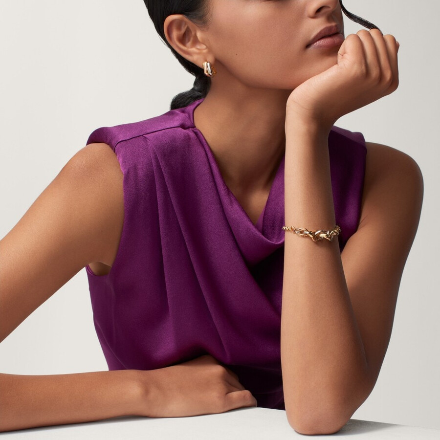 trinity bracelet cushion-shaped