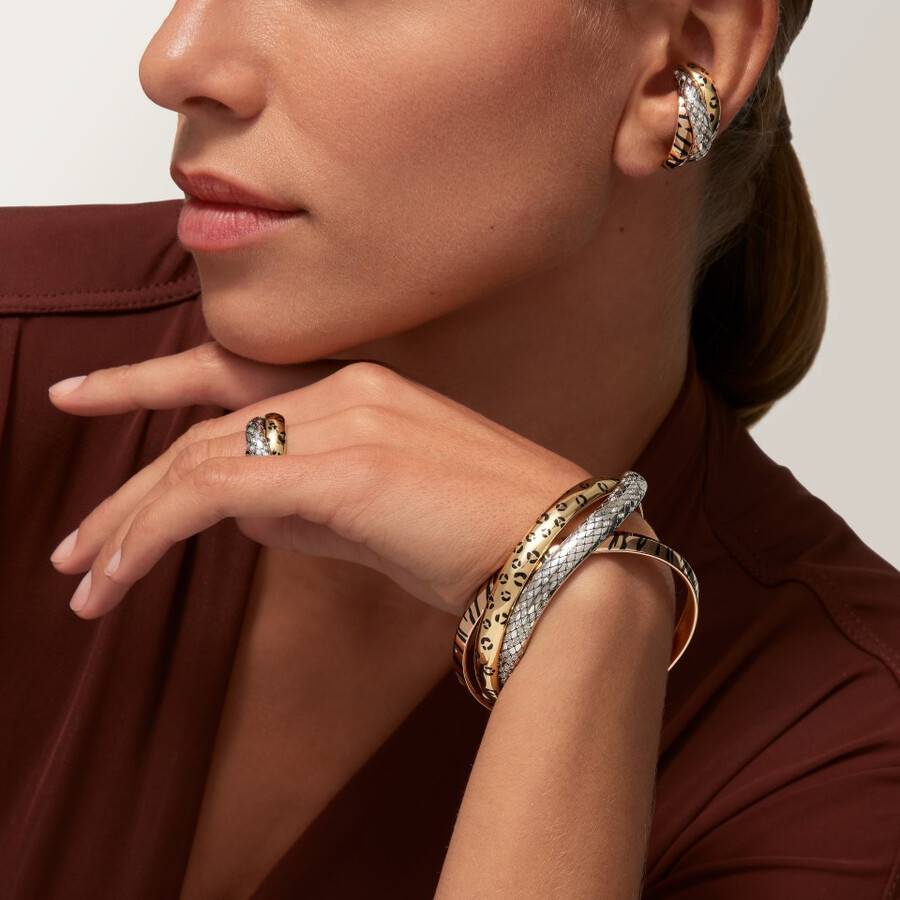 trinity bracelet lacquer diamonds