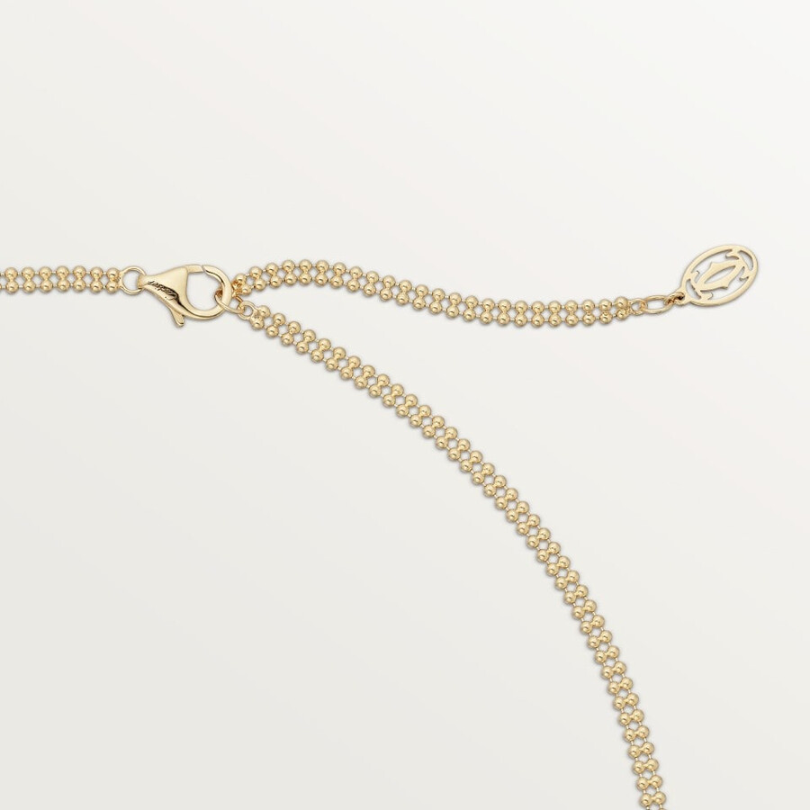 trinity pendant seven rows diamonds
