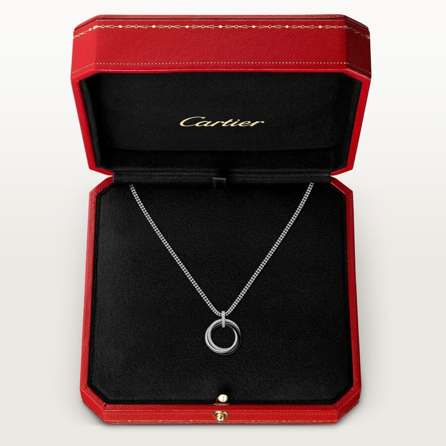 trinity pendant ceramic diamonds