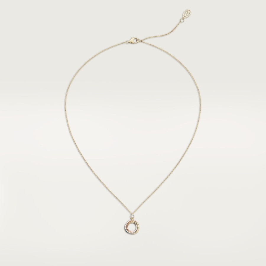 trinity pendant 1 diamond