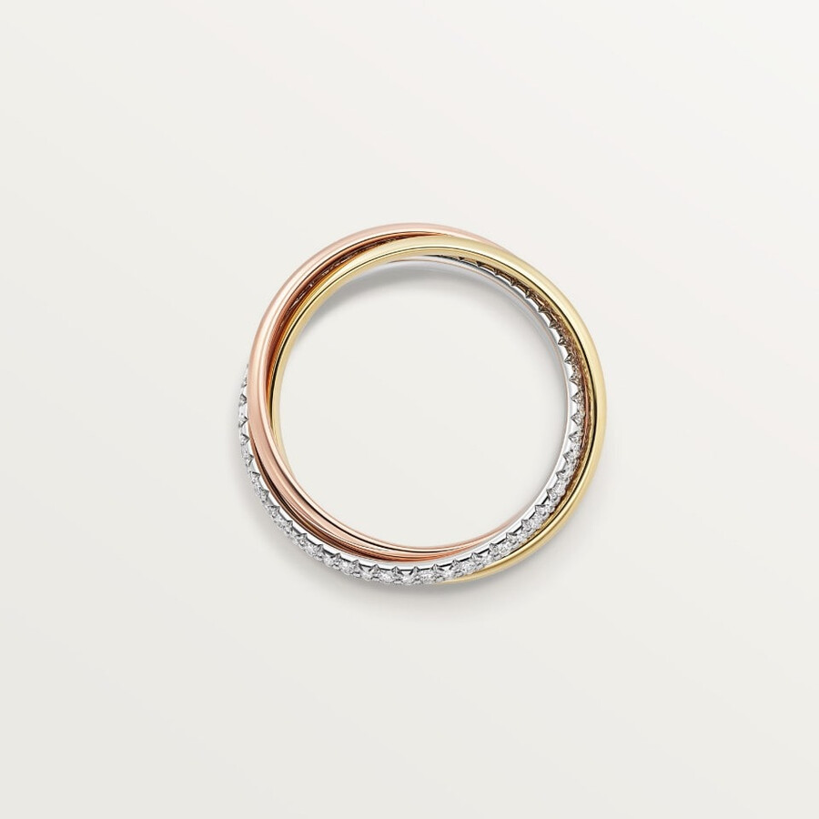 trinity ring small model half-paved