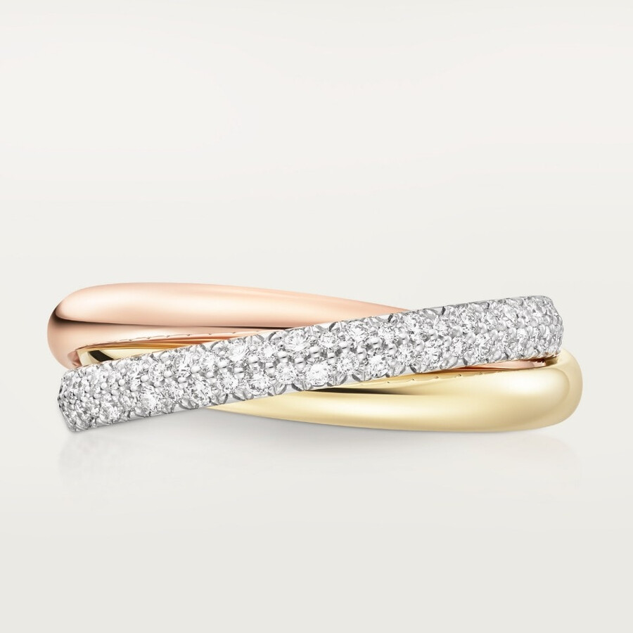 trinity ring small model half-paved
