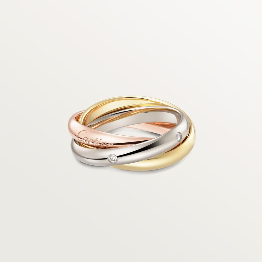 trinity ring classic model 5 diamonds