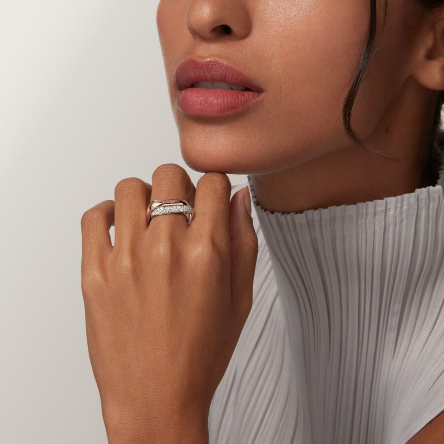 trinity ring cushion-shaped medium model half-paved
