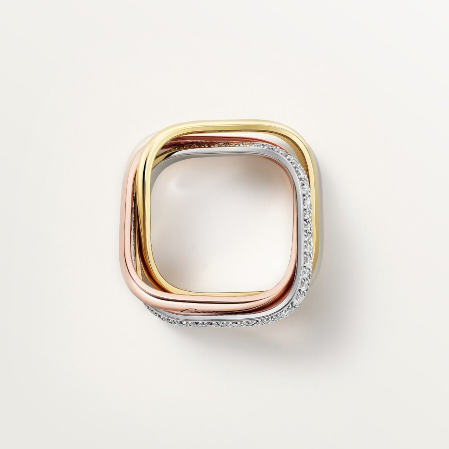 trinity ring cushion-shaped medium model half-paved