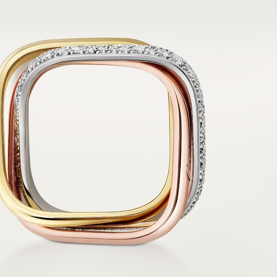 trinity ring cushion-shaped medium model half-paved