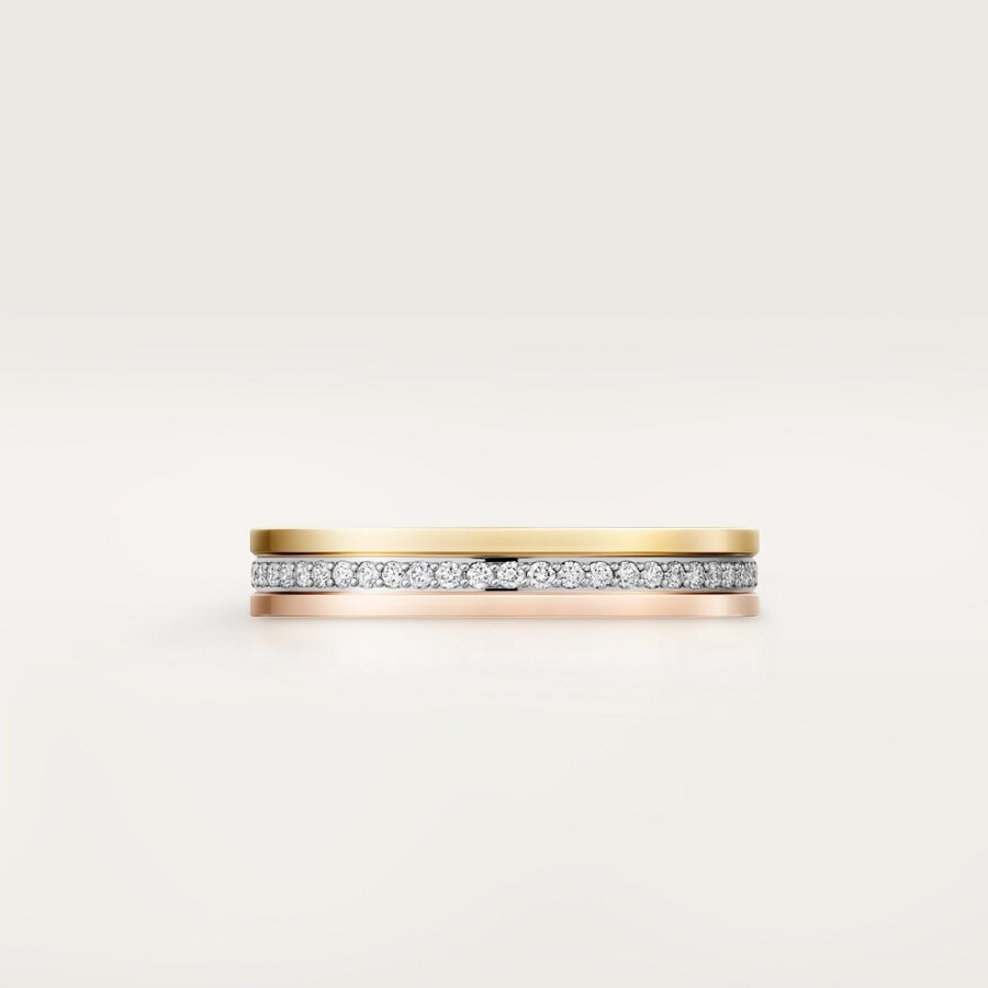 vendome louis cartier wedding band 3.5 mm width paved